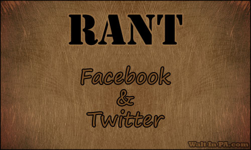 Rant - Facebook and Twitter
